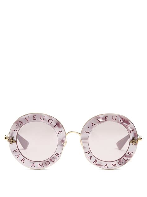 Gucci's sunglasses L'Aveugle par Amour 